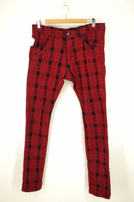SHAREEF (シャリーフ) CHECK SKINNY PANTS スキニー メンズ パンツ
