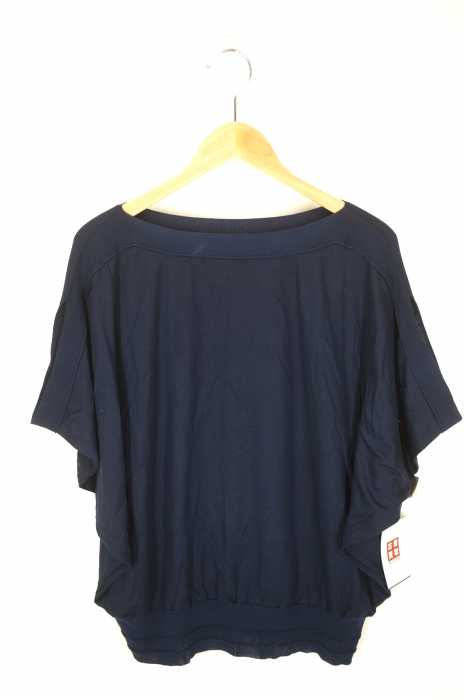 GALLARDAGALANTE NAVY (ガリャルダガランテ ネイビー) ニットコンビカットソー レディース トップス