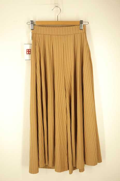 SLY （スライ） CUT RIB　サーキュラーキュロット レディース パンツ