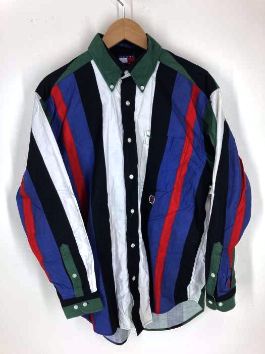 TOMMY HILFIGER（トミーヒルフィガー） ストライプ柄 ボタンダウンシャツ メンズ トップス