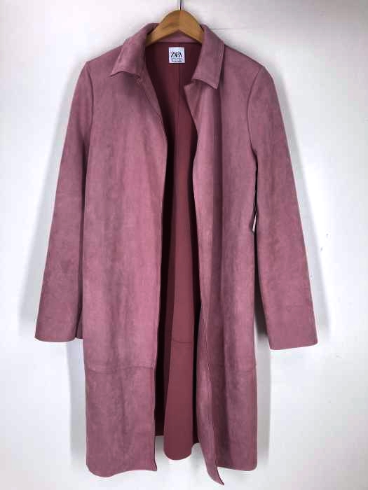 ZARA(ザラ) Pink Suede Look Coat ピンクスウェードコート レディース アウター