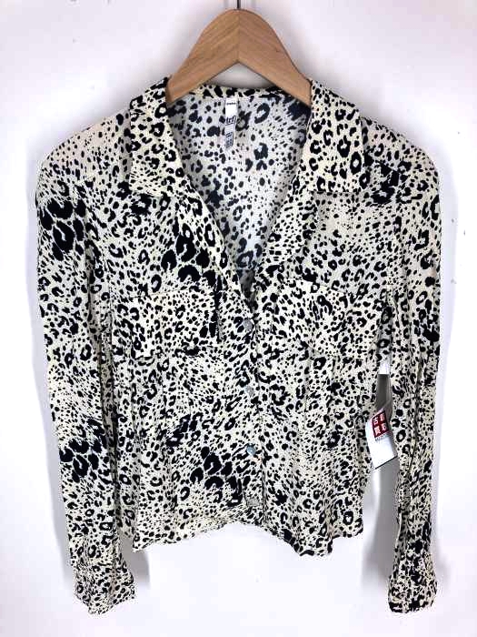 ZARA TRF（ザラティーアールエフ） レオパード 開襟シャツ レディース トップス