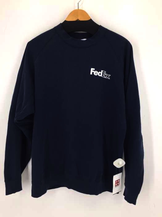 USED古着(ユーズドフルギ) FedEX STAN HERMAN ラグランスリーブ クルーネックスウェット メンズ トップス