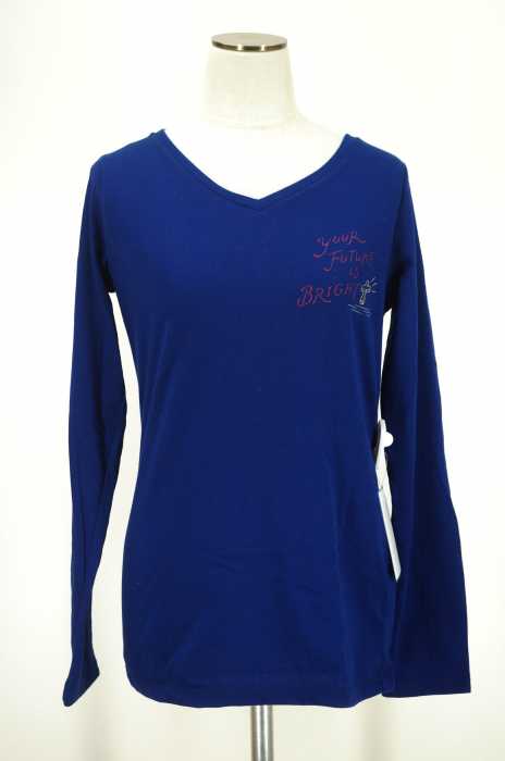 AZUL by moussy （アズールバイマウジー） Vネックトップス レディース トップス