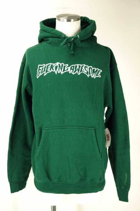 FUCKING AWESOME (ファッキングオーサム) Embroidered Logo Hoodie ロゴ刺繍プルオーバーパーカー メンズ トップス