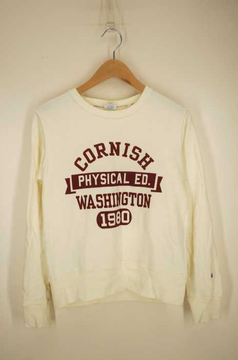 Earth Music Ecology アースミュージックアンドエコロジー Champion チャンピオン ロゴスウェット レディー ブランド古着買取販売バズストア