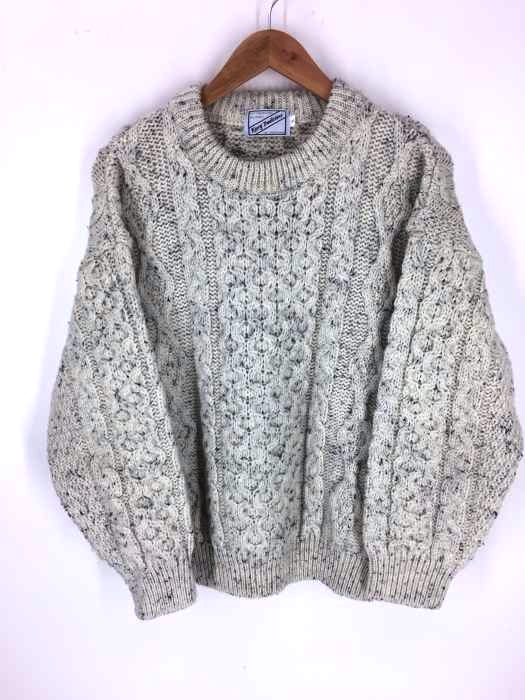 kerry woollen mills（ケリーウーレンミルズ） Kerry Traditions ケリートラディションズ アランケーブル プルオーバーニット メンズ トップス