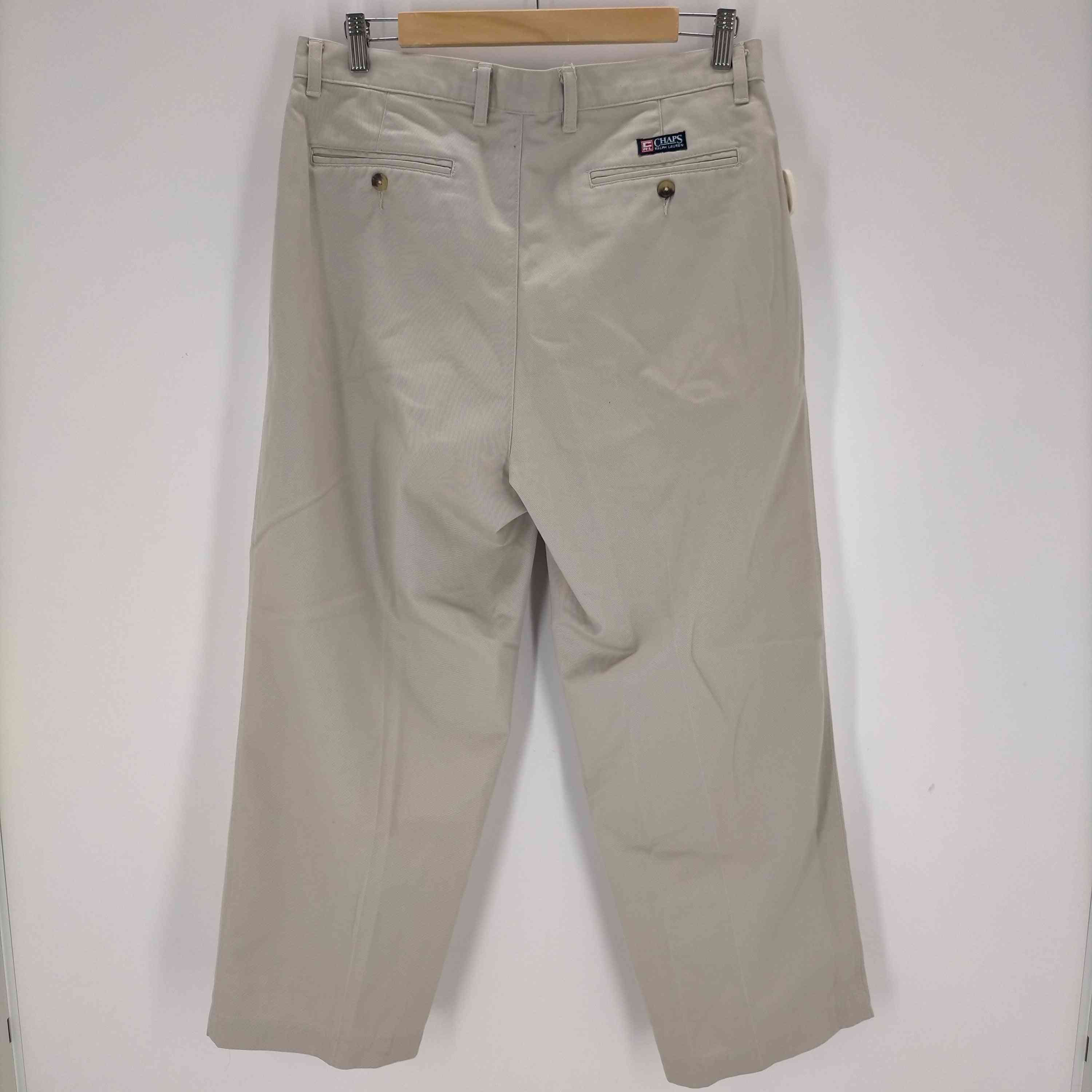 CHAPS RALPH LAUREN(チャップスラルフローレン)2タックワイドパンツ 【中古】【ブランド古着バズストア】｜CHAPS