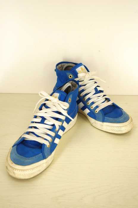 adidas （アディダス） Nizza Hi Signal Blue メンズ シューズ
