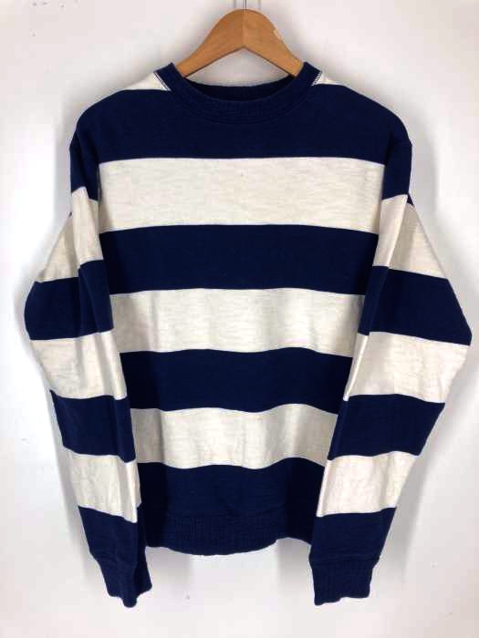Stussy(ステューシー) ボーダースウェットプルオーバー メンズ トップス