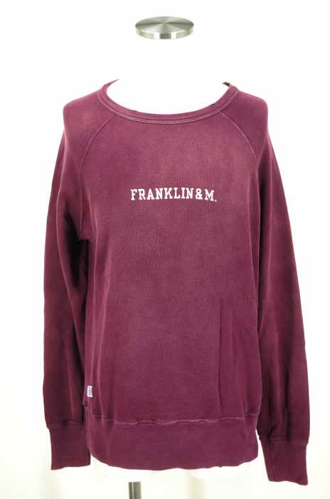FRANKLIN&MARSHALL （フランクリンマーシャル） ダメージ加工スウェットトップス メンズ トップス