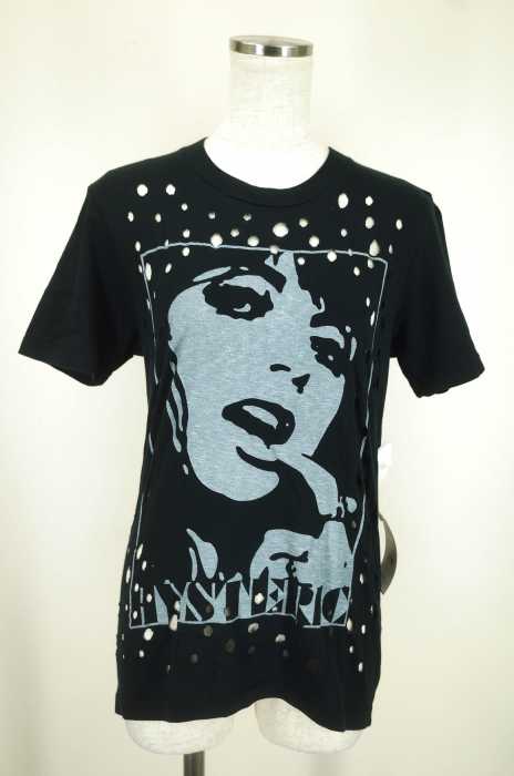 HYSTERIC GLAMOUR （ヒステリックグラマー） ダメージ加工プリントTシャツ メンズ トップス