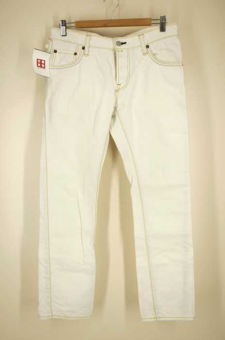 TMT（ティーエムティー） BOLD STITCH LEFT WHITE PANTS メンズ パンツ