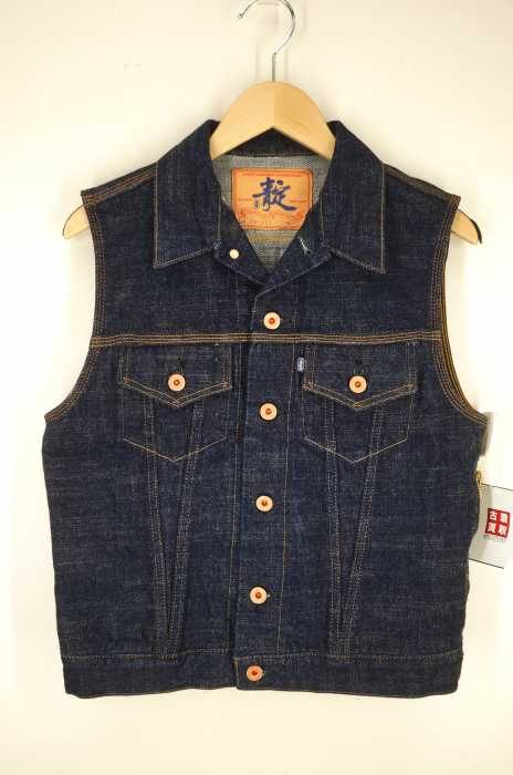 INDI DENIM（インディデニム） インディゴデニムベスト メンズ アウター