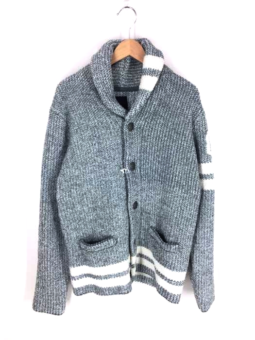 ANTI BALLISTIC（アンティバルリスティック） 厚手 ショールカラー ニット カーディガン メンズ アウター