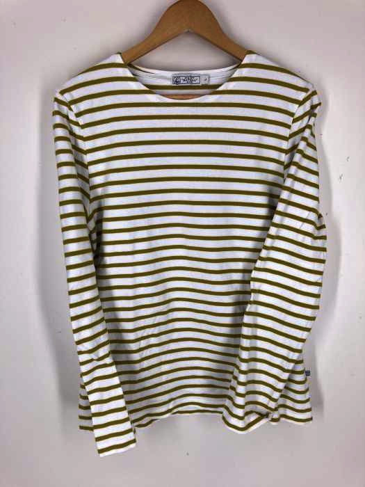 PETIT BATEAU（プチバトー） ボーダー ボートネックTシャツ メンズ トップス
