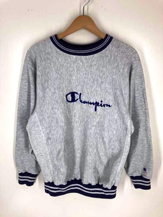Champion（チャンピオン） 90s 刺繍タグ USA製 REVERSE WEAVE リブライン クルーネックスウェット メンズ トップス