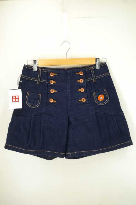 franche lippee (フランシュリッペ) 刺繍入りデニムショートパンツ レディース パンツ