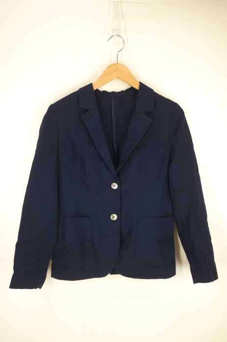 Makers Shirt 鎌倉（メーカーズシャツカマクラ） 2Bリネン混ジャケット レディース アウター