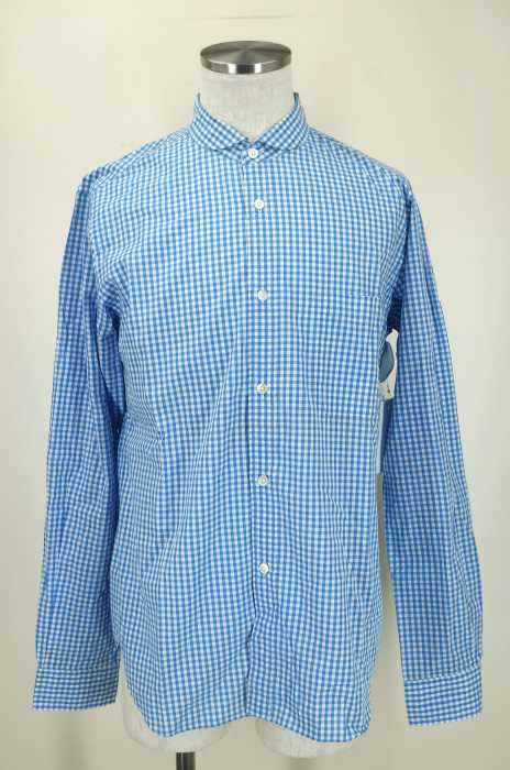 COMME des GARCONS HOMME （コムデギャルソンオム） AD2010 ギンガムチェックラウンドカラーボタンシャツ メンズ トップス