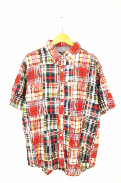 Columbia (コロンビア) Van Nuys Short Sleeve Shirt パッチワークシャツ メンズ トップス