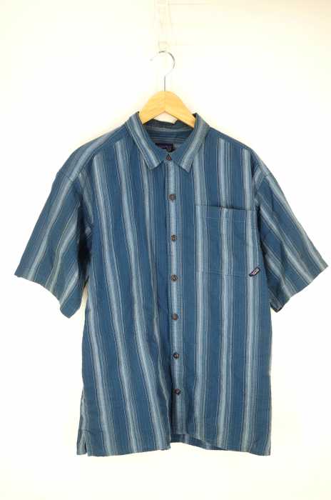 patagonia（パタゴニア） マルチストライプ柄 半袖シャツ メンズ トップス