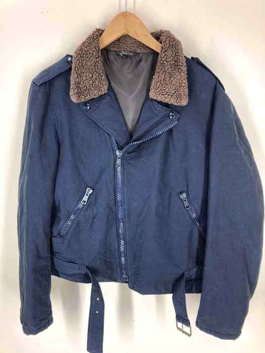A.P.C.(アーペーセー) ボア付き ライダースジャケット メンズ アウター