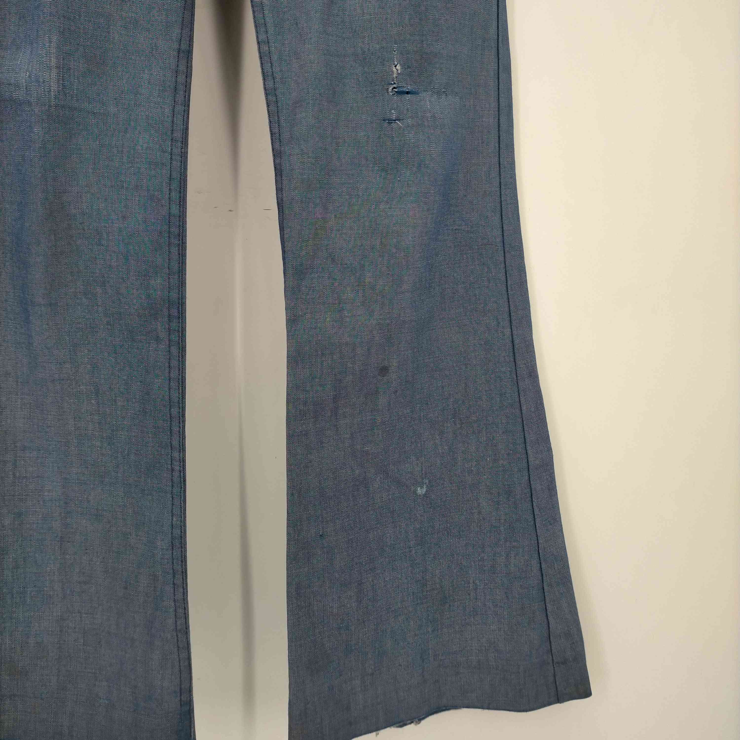 Levis(リーバイス)70S 42TALON 白タブ BIGE フレアライトオンスパンツ 