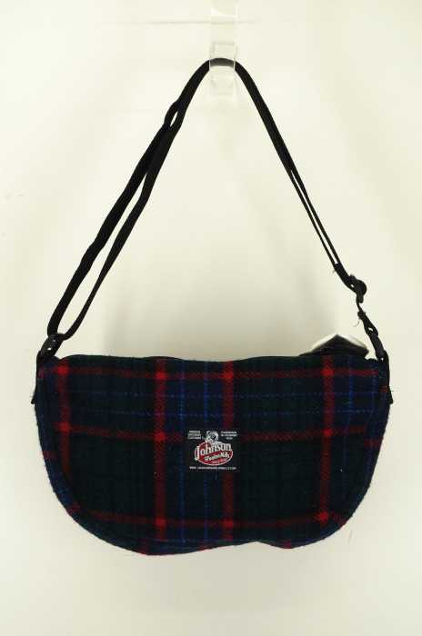 Johnson Woolen Mills （ジョンソンウーレンミルズ） チェック柄ウールショルダーバッグ レディース バッグ