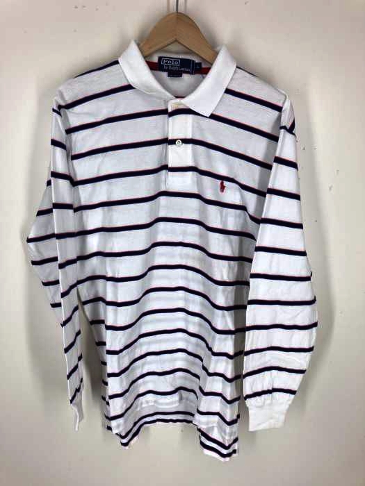 Polo by RALPH LAUREN（ポロバイラルフローレン） 長袖 ボーダー ポロシャツ メンズ トップス
