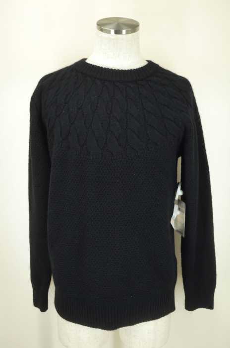 uniform experiment （ユニフォームエクスペリメント） CABLE CREW NECK KNIT メンズ トップス