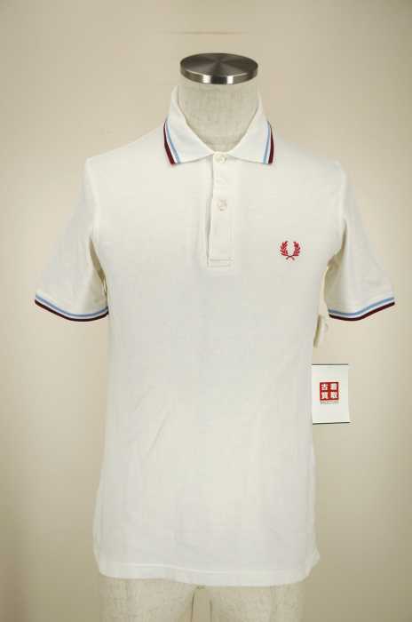 FRED PERRY (フレッドペリー) 刺繍入りポロシャツ メンズ トップス