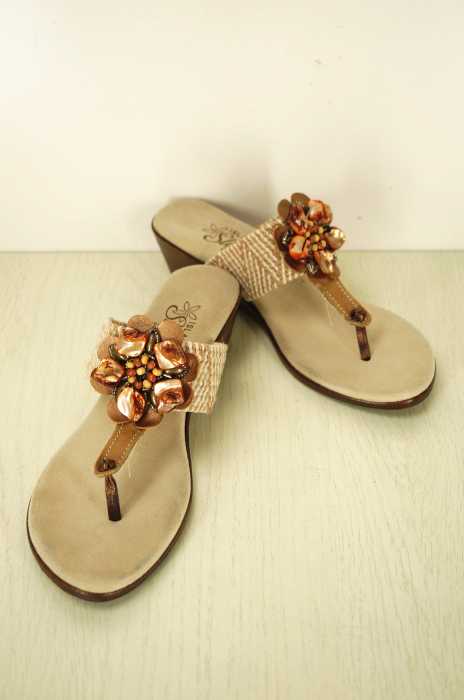 ISLAND SLIPPER (アイランドスリッパ) ビジュー付サンダル レディース シューズ