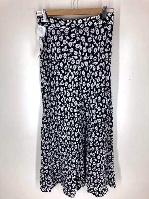 ZARA(ザラ) バックジップ 花柄 マキシ フレアスカート レディース スカート