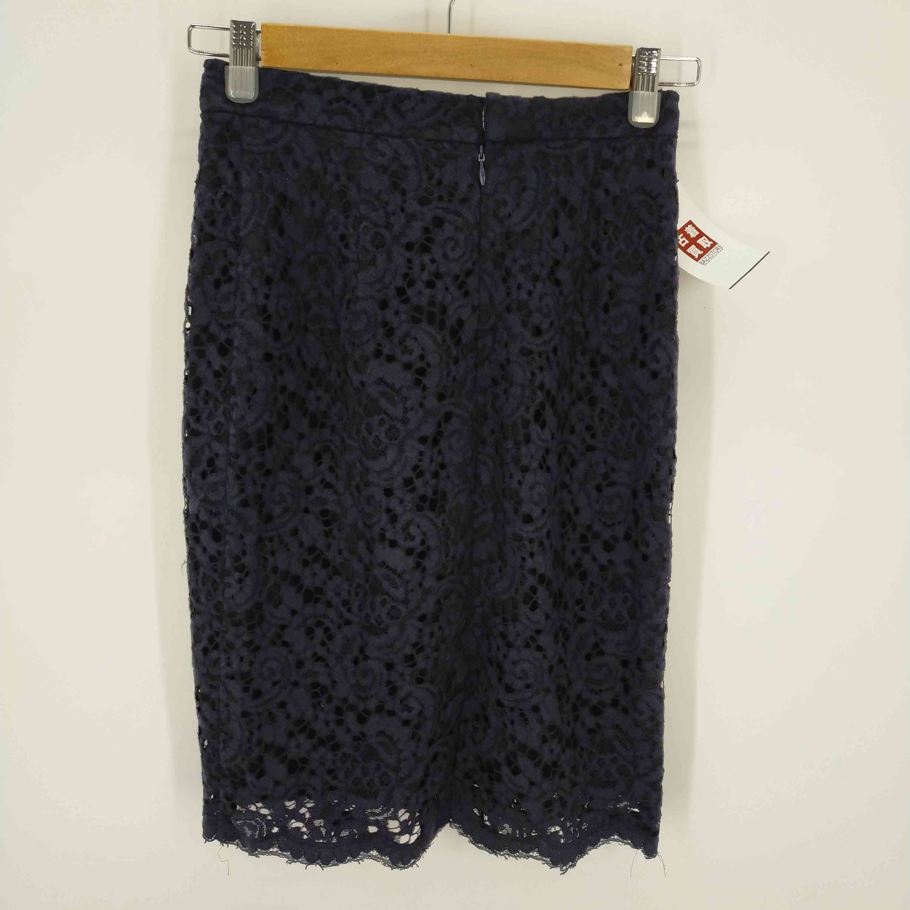 LOULOU WILLOUGHBY(ルルウィルビー)レーススカート タイトスカート 膝  