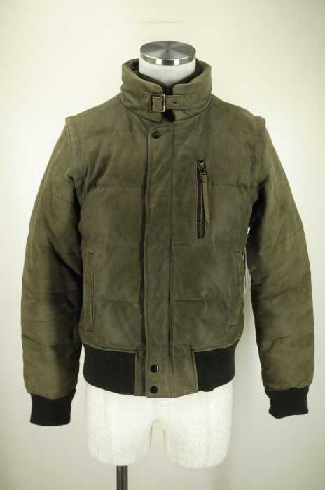 TETE HOMME (テットオム) ラムレザーダウンジャケット メンズ アウター