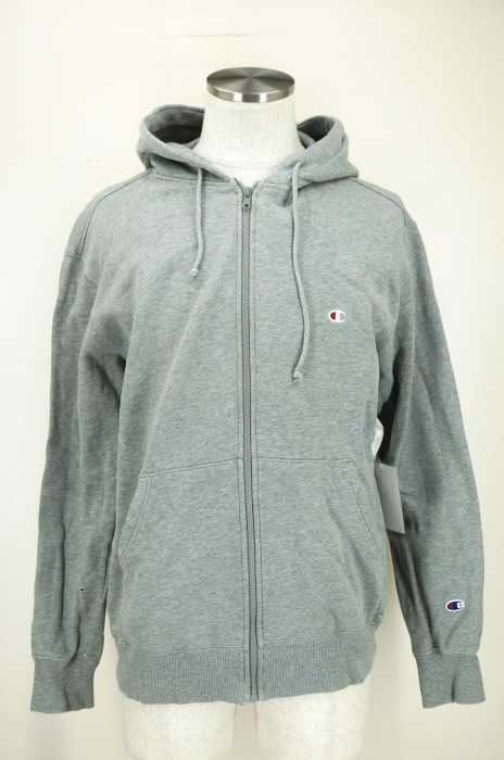 Champion （チャンピオン） ワンポイント刺繍ジップパーカー メンズ トップス
