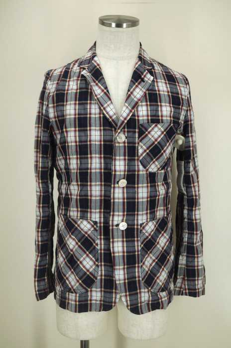 UNITED ARROWS green label relaxing (ユナイテッドアローズグリーンレーベルリラクシング) チェック柄コットン3Bジャケット メンズ アウター