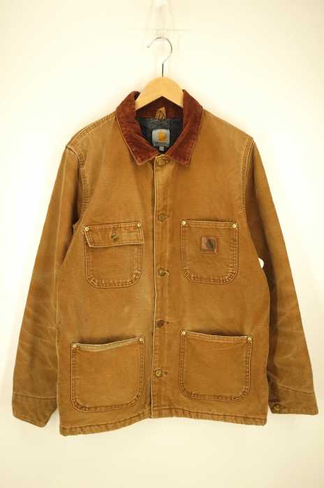 Carhartt コーデュロイ襟 カバーオール 古着 carhartt/カーハート/カバーオール/襟コーデュロイ/裏地