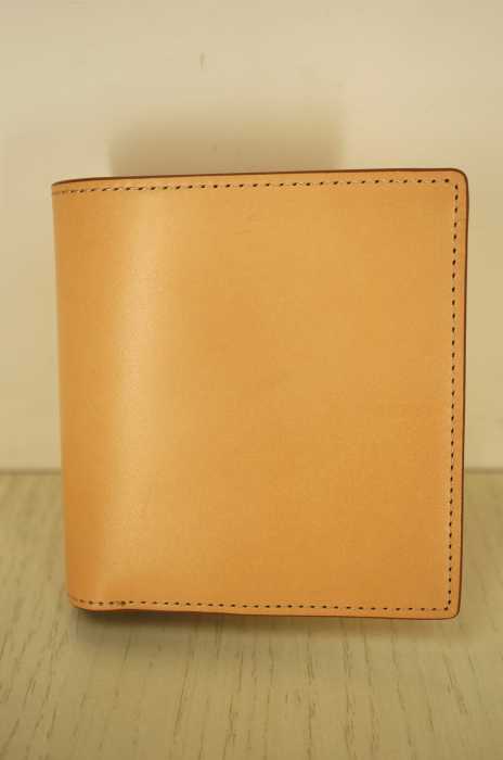 MUJI （ムジ） ヌメ革二つ折り財布 メンズ 財布・ケース