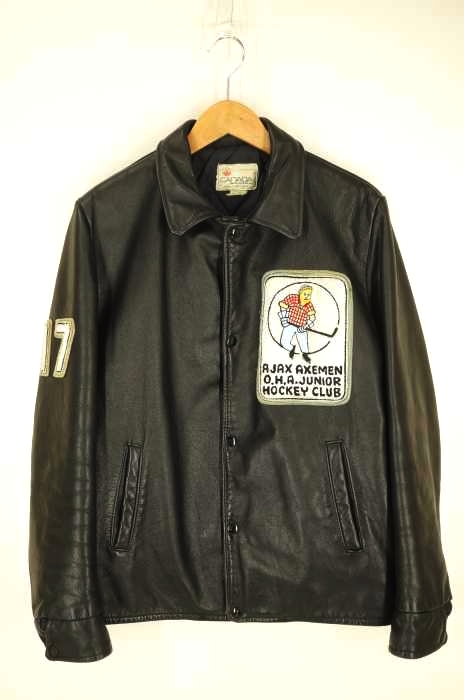 CANADA SPORTSWEAR CO.(カナダ スポーツウェアー) カナダ製 レザー コーチジャケット メンズ アウター