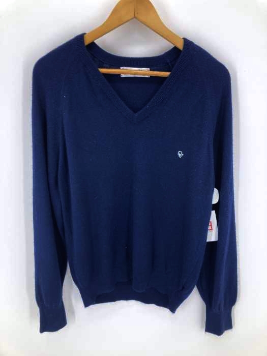 Christian Dior(クリスチャンディオール) 80s ロゴ刺繍Vネックニット メンズ トップス