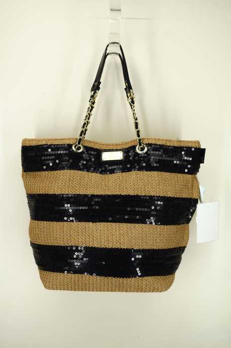 ROOTOTE （ルートート） スパンコール使いボーダーハンドバッグ レディース バッグ