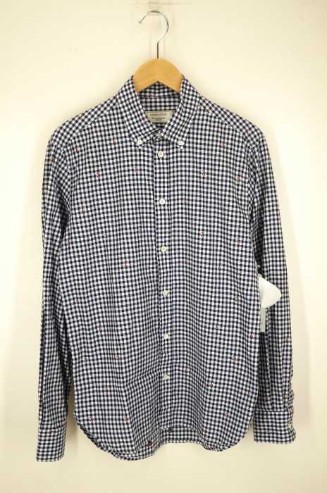 maison kitsune (メゾンキツネ) ボタンダウン ギンガムチェック メンズ トップス