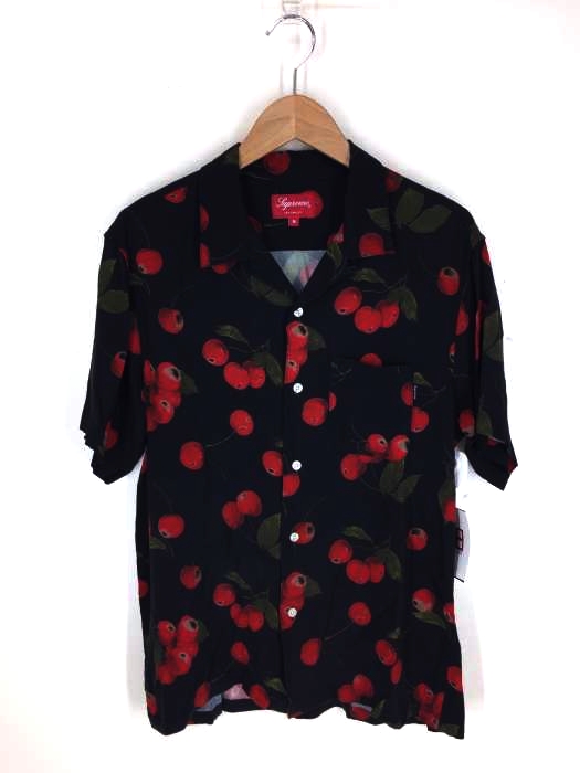 Supreme（シュプリーム） Cherry Rayon S/S Shirt チェリー レーヨンシャツ メンズ トップス