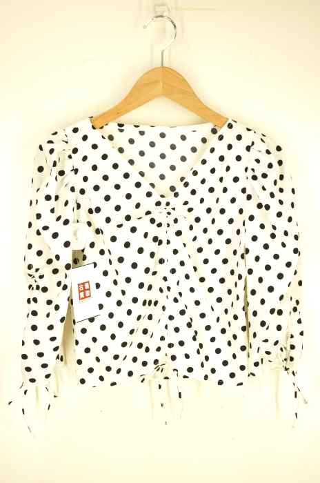 PROPORTION BODY DRESSING（プロポーションバイボディードレッシング） ドットドロストブラウス レディース トップス