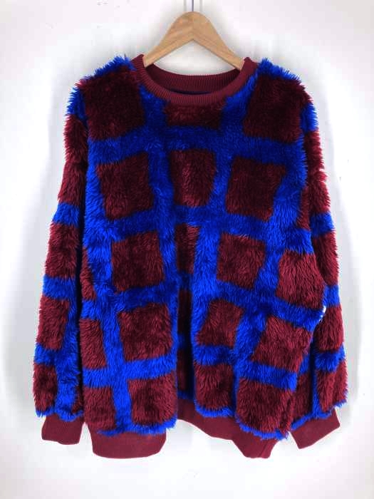 SHAREEF(シャリーフ) BLOCK CHECK FUR L/S PULL OVER メンズ トップス