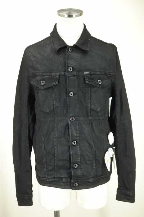 DIESEL (ディーゼル) ELSHAR ストレッチコーティング加工デニムジャケット メンズ アウター