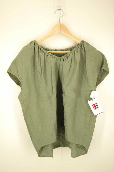 URBAN RESEARCH DOORS WOMENS （アーバンリサーチドアーズウィメンズ） リネンギャザー2WAYブラウス レディース トップス