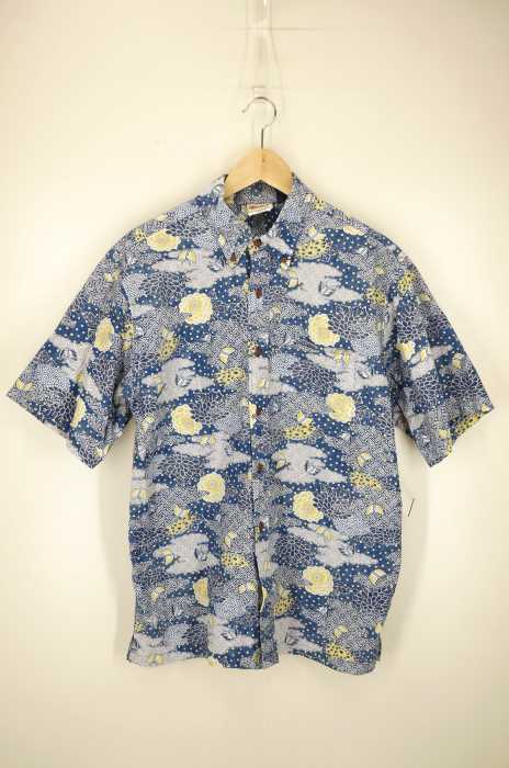 HAWAIIAN (ハワイアン) 総柄 ボタンダウン メンズ トップス